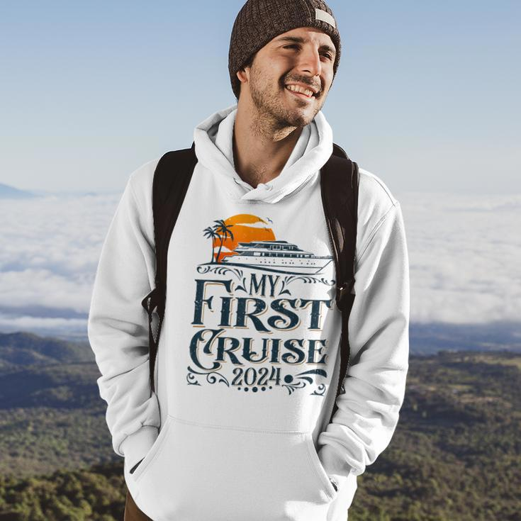 My First Cruise 2024 Family Vacation Cruise Ship Travel Hoodie Lifestyle