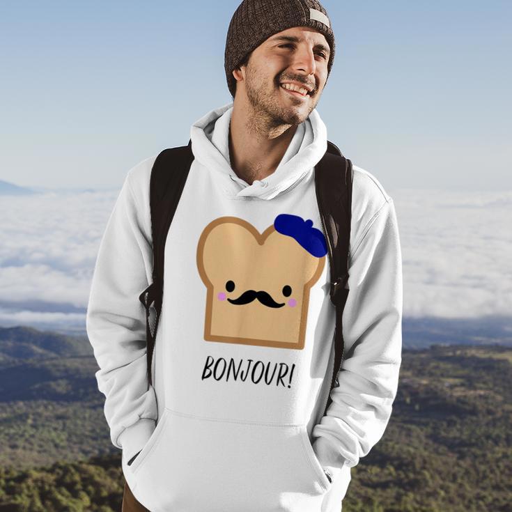 French Cute Kawaii Toast Francophile Food Hoodie Lifestyle