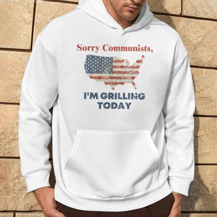Sorry Communists I'm Grilling Today Hoodie Lifestyle