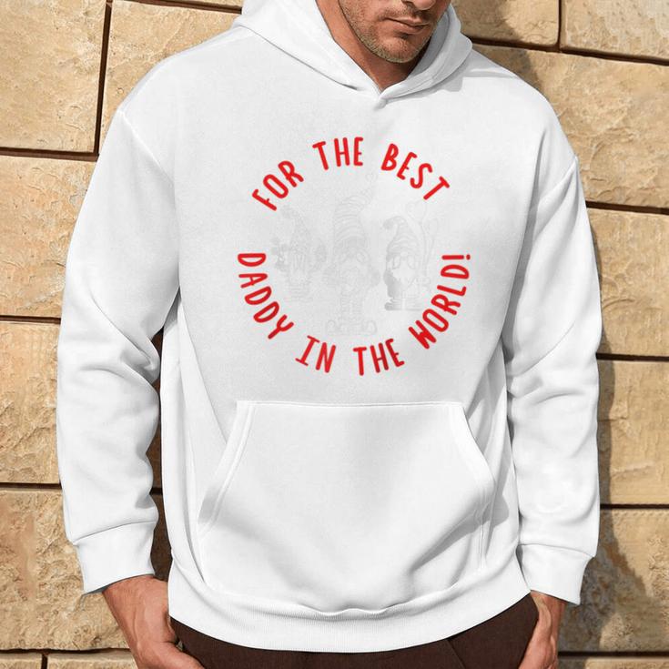 Für Den Besten Daddy Der Weltalentinszwerge Für Papa Raglan Kapuzenpullover Lebensstil