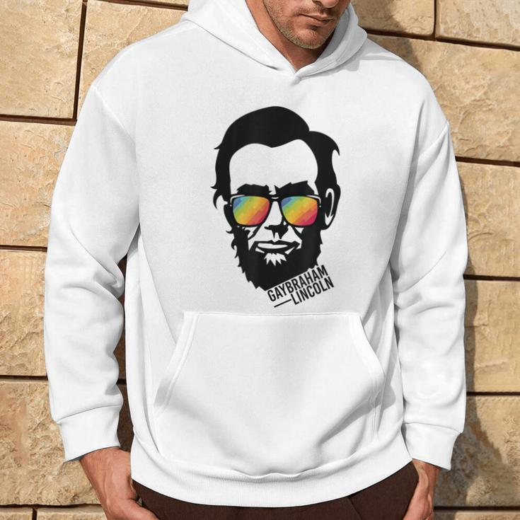 Gaybraham Lincoln American Lgbtq Gay Pride Hoodie Lifestyle