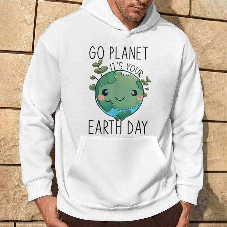Go Planet It's Your Earth Day 2024 54Th Anniversary Planet Hoodie Lifestyle