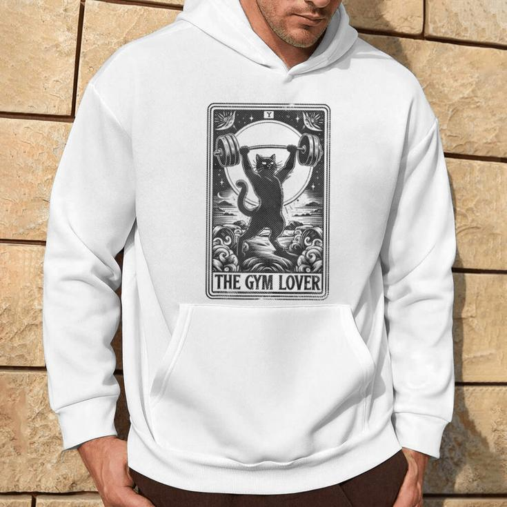 The Gym Lover Tarot Card Cats For Workout Fitness Fan Hoodie Lifestyle