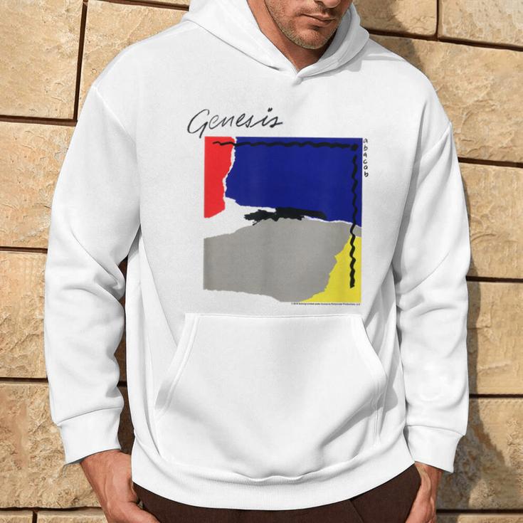 Herren Hoodie mit Genesis-Schriftzug in abstraktem Design Lebensstil