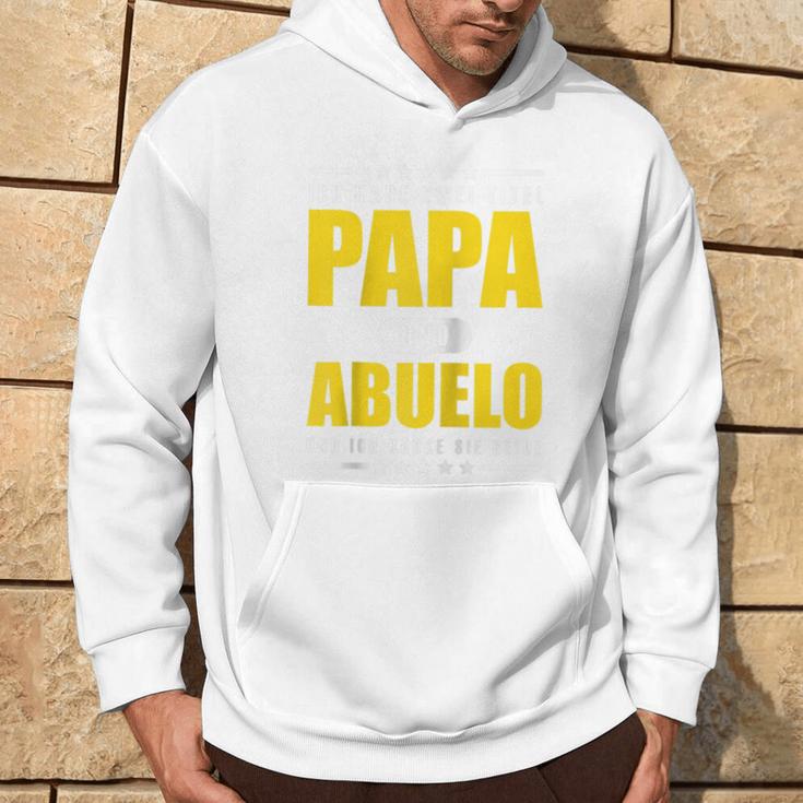 Ich Habe Zwei Titel Papa Und Abuelo Opa Spanien Raglan Kapuzenpullover Lebensstil