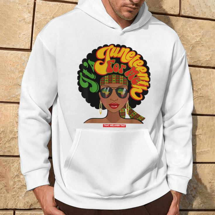 It's Junenth Vibes For Me Certified Black Owned Business Hoodie Lifestyle