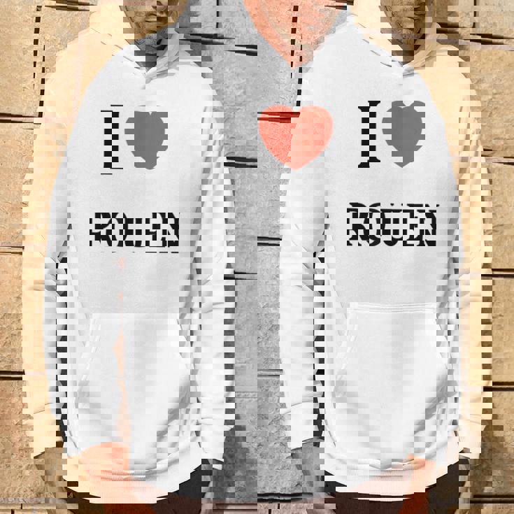 J'aime Maille France Rouen I Love Rouen Sweat à capuche Lifestyle