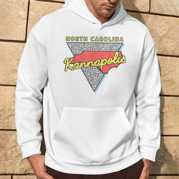Kannapolis North Carolina Retro Triangle Nc City Hoodie Lifestyle