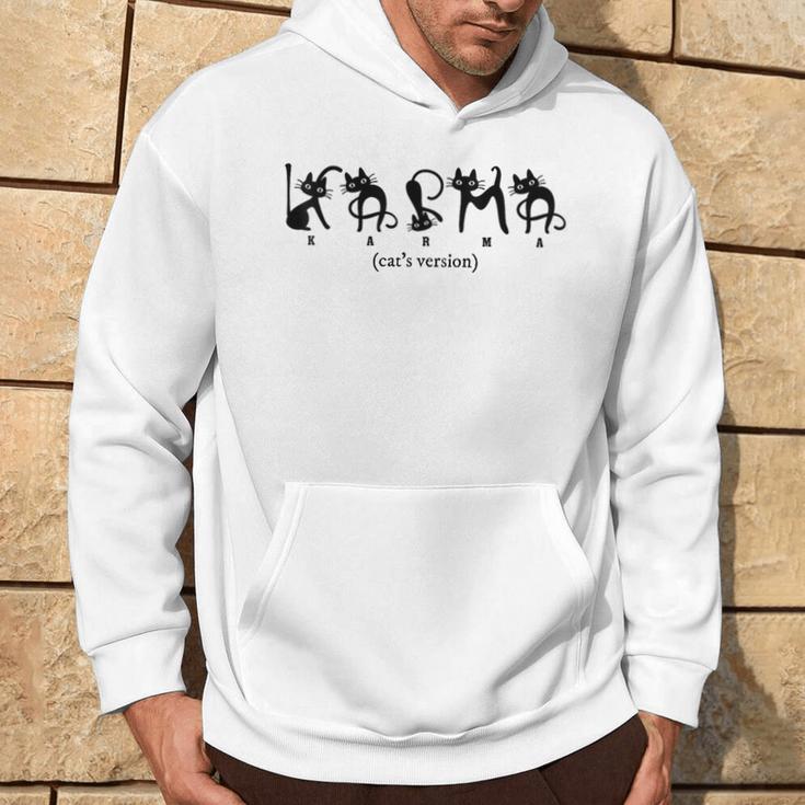 Karma Catersion Alphabet Katzenliebhaber Country Music Hoodie Lebensstil