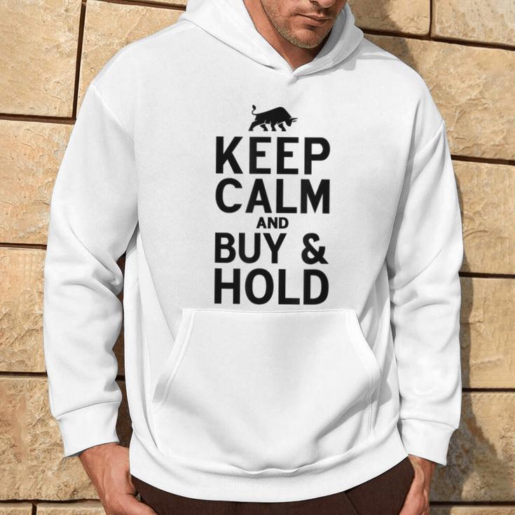 Keep Calm And Buy & Hold I Aktien Börse Hoodie Lebensstil