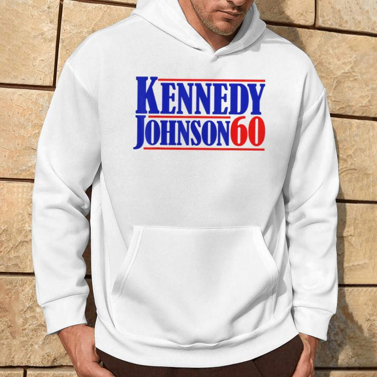 Kennedy Johnson '60 Vintage Vote For President Kennedy Hoodie Lifestyle