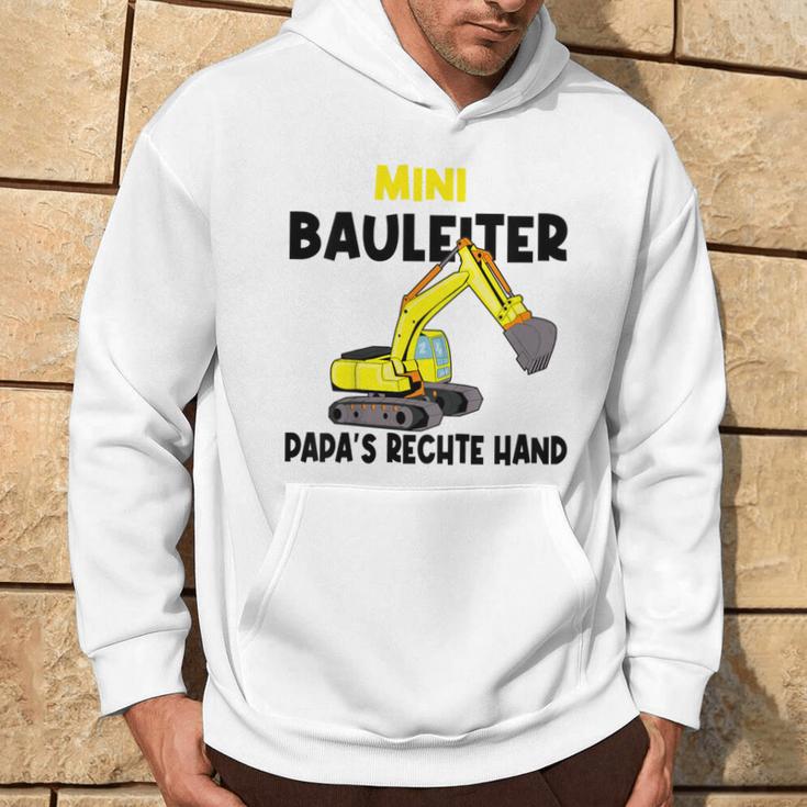 Kinder Kinder Bauherr Jungs Junge Papa's Rechte Hand Mini Bauleiter Kapuzenpullover Lebensstil