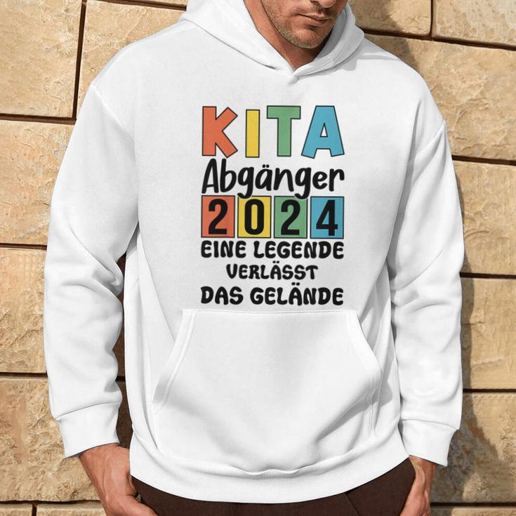 Kinder Kita Abgänger 2024 Schulkind Einschulung Schule Letzter Tag Hoodie Lebensstil