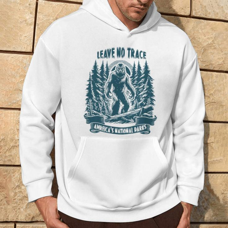 Leave No Trace America National Parks Big Foot Hoodie Lifestyle