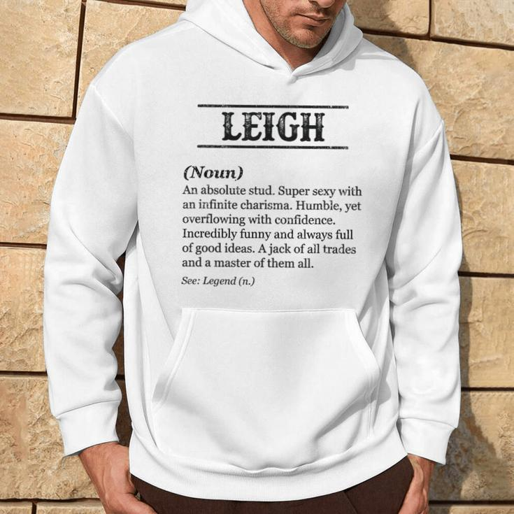 Leigh Phrase With Name Definition Customized Men's Hoodie Lifestyle