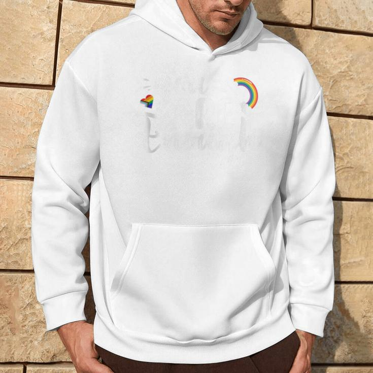 Lgbtq You Are Enough Rainbow Hoodie Lifestyle
