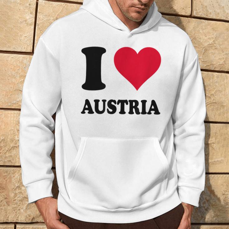 I Love Austria Hoodie Lifestyle