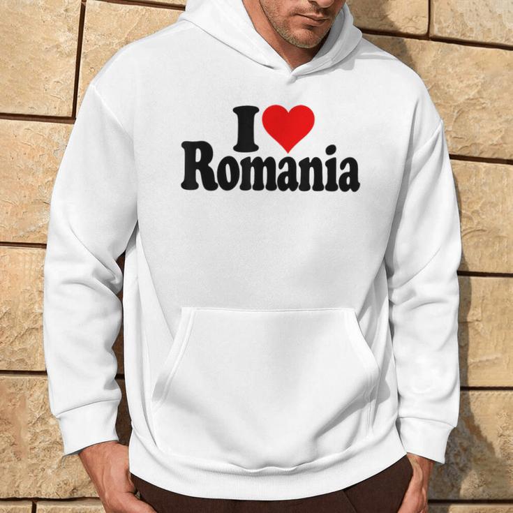 I Love Heart Rumänien Rumänische Kultur Hoodie Lebensstil