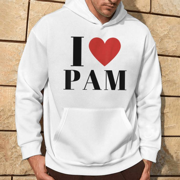 I Love Pam Heart Family Lover Custom Name Pam Idea Pam Hoodie Lifestyle