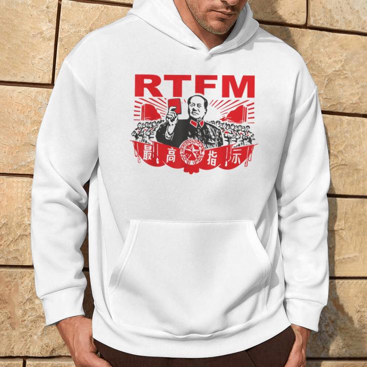 Mao Rtfm Meme Blue Hoodie Lebensstil