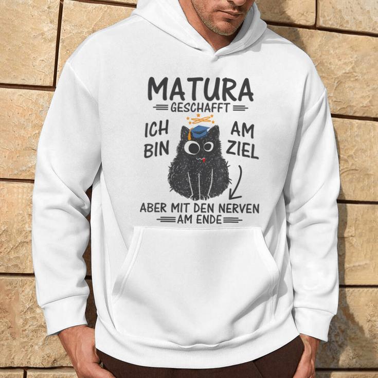 Matura Abschluss Katze Matura Abschied Matura Geschafft Kapuzenpullover Lebensstil