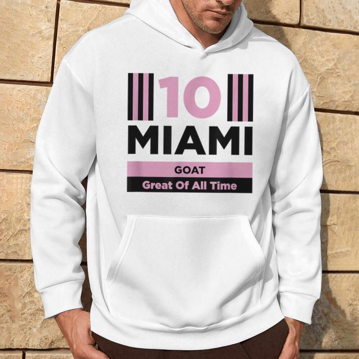 Miami 10 GOAT Herren Hoodie - Sportdesign für den Großartigsten Lebensstil