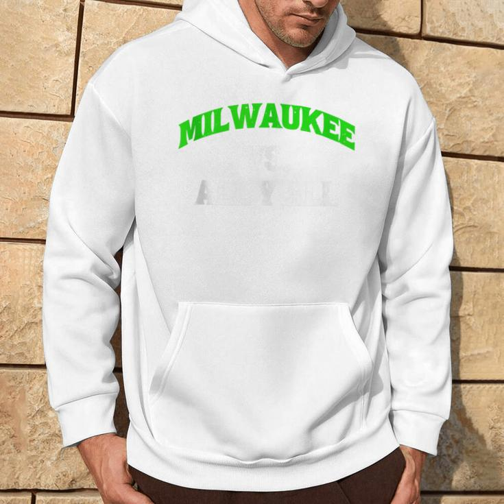 Milwaukee Vs All Y'all Weathered Slang Vintage Hoodie Lifestyle