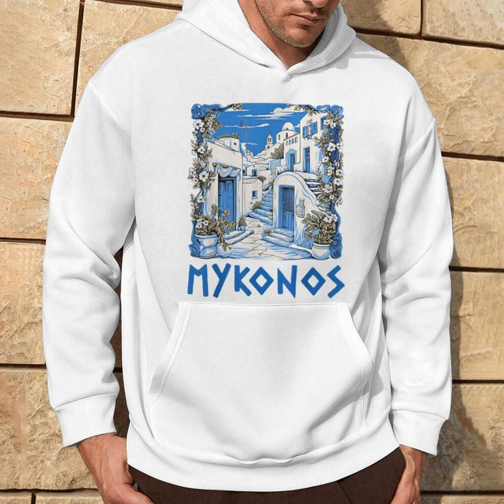 Mykonos Souvenir Mykonos Greece Mykonos Kapuzenpullover Lebensstil