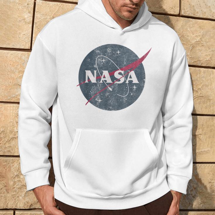 Nasa Simple Vintage Logo Hoodie Lebensstil