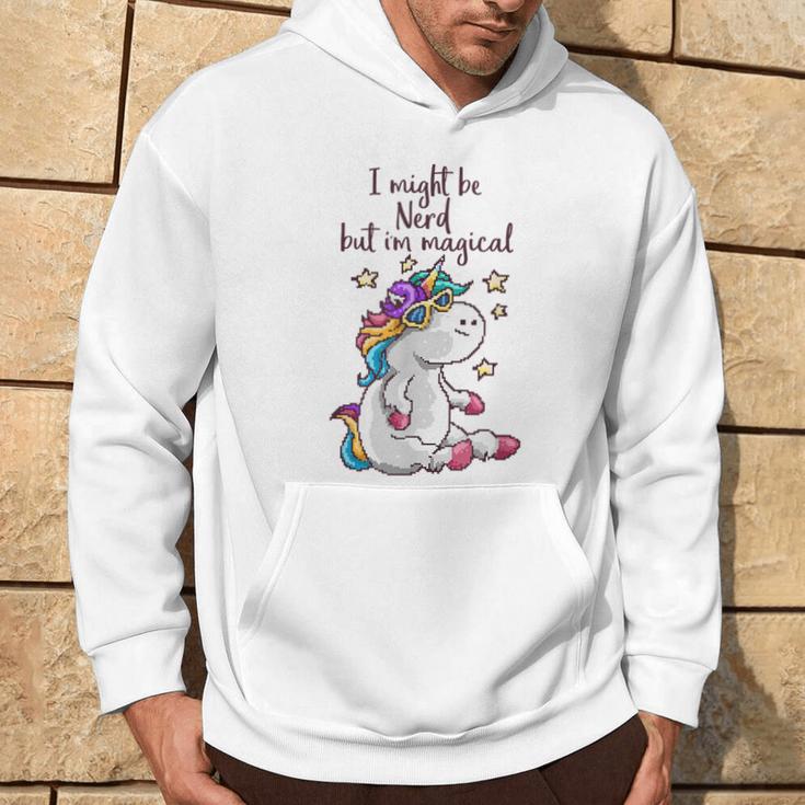 Nerd Pixel Einhorn 80S Hoodie Lebensstil