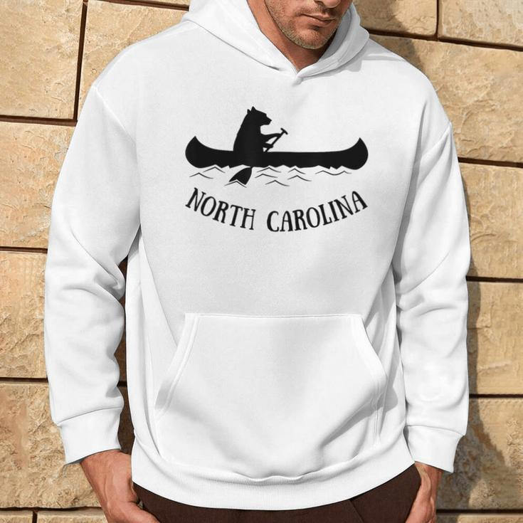 North Carolina Nc Bear Canoe Hoodie Lifestyle