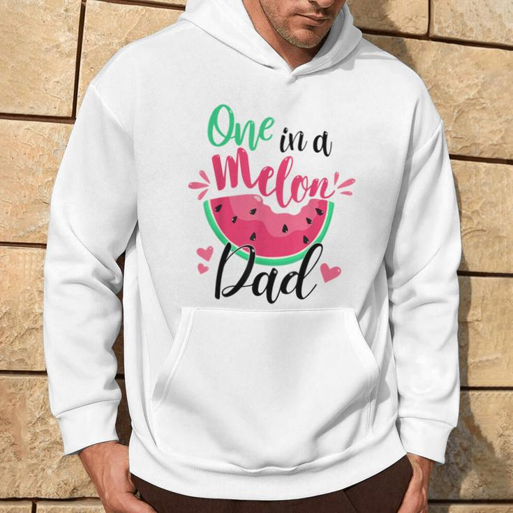 One In A Melon Dad Summer Birthday Party Matching Family Hoodie Lifestyle