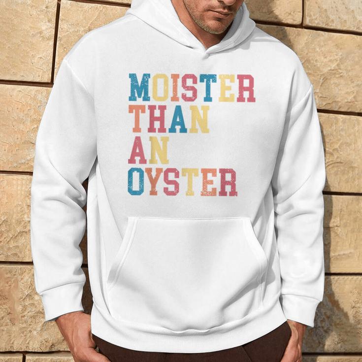 Oyster Retro Vintage I'd Shuck That Oyster Seafood Hoodie Lifestyle