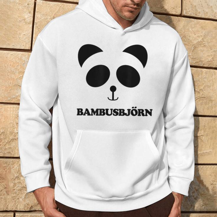 Panda-Gesicht Hoodie Bambusbjörn, Witzig & Unisex Weiß Lebensstil