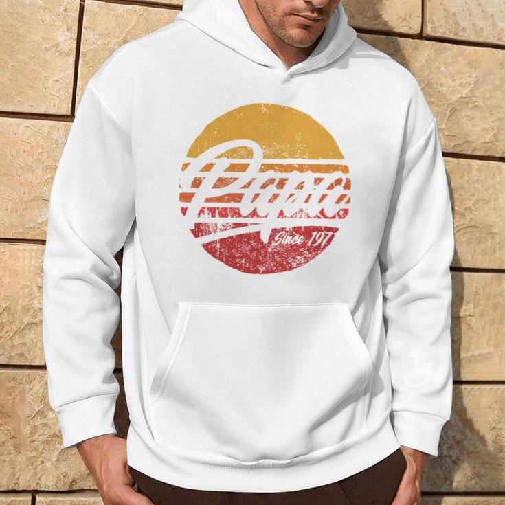 Papa Seit 1971 50 Geburtstag 50 Jahre Als Papa Retro Kapuzenpullover Lebensstil