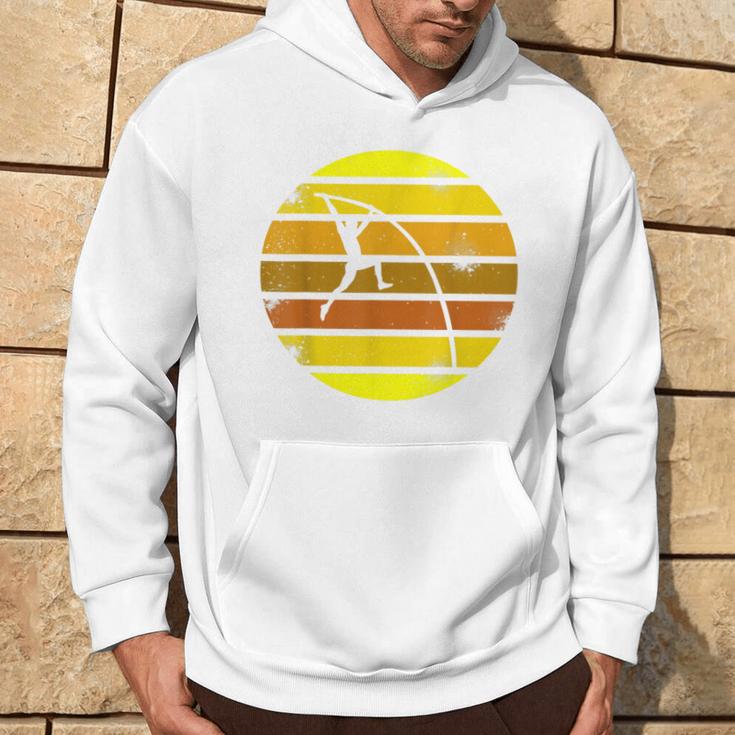 Pole Vault Retro Pole Vaulter Vaulting Hoodie Lifestyle