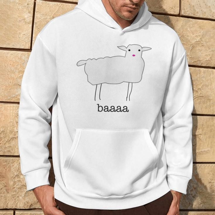 Pony-Poor Baaa Sheep With Logo On Back Hoodie Lifestyle