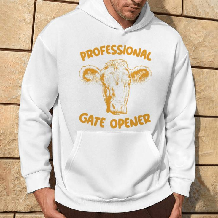 Professional Gate Opener Fun Farm And Ranch Hoodie Lifestyle