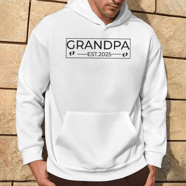 Promoted To Grandpa Est 2025 New Grandpa Fathers Day Hoodie Lifestyle