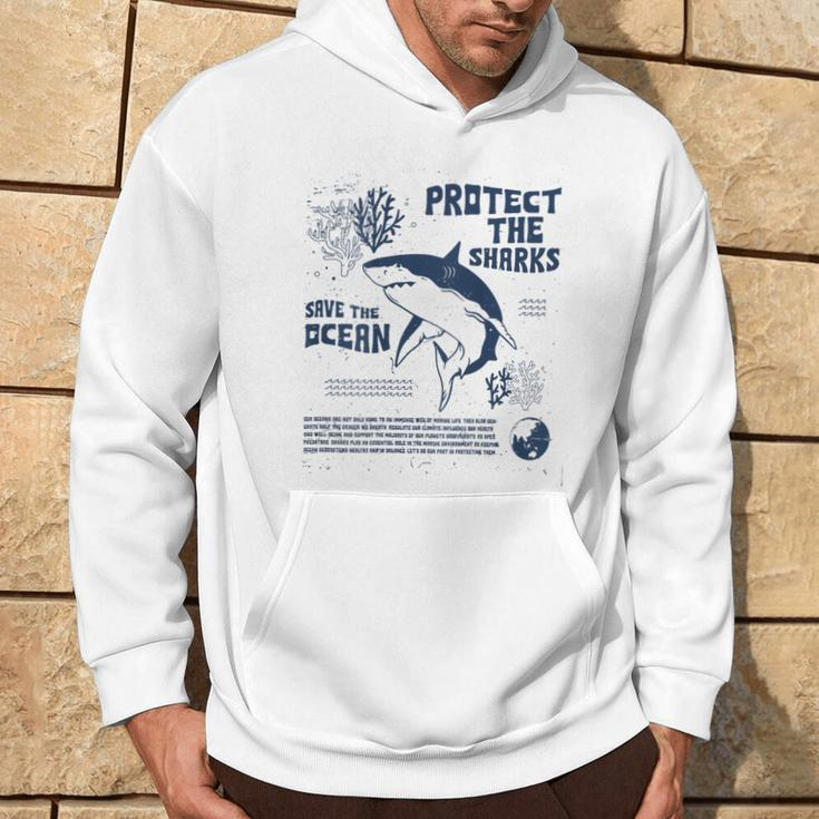 Protect The Local Sharks Scuba Diving Save The Ocean Hoodie Lifestyle
