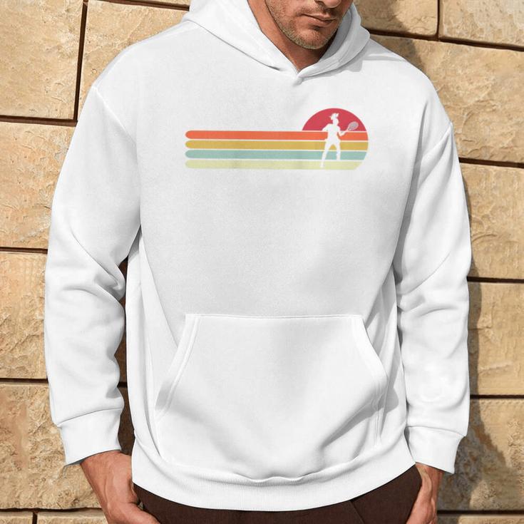 Retrointage Style Tennis Geschenk Für Papa Raglan Kapuzenpullover Lebensstil