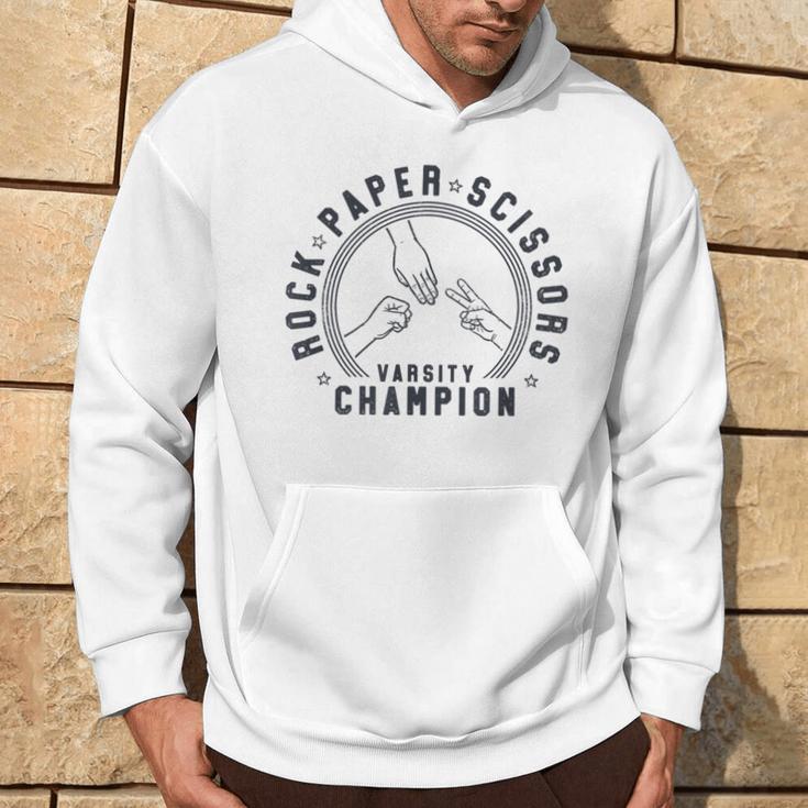 Rock Paper Scissors Champion Hoodie Lifestyle