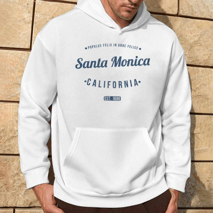 Santa Monica Kalifornienintage-Souvenir Ca Santa Monica Kapuzenpullover Lebensstil