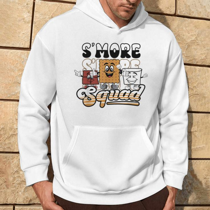Smores Squad Marshmallow Camping Crew Campfire Matching Hoodie Lifestyle