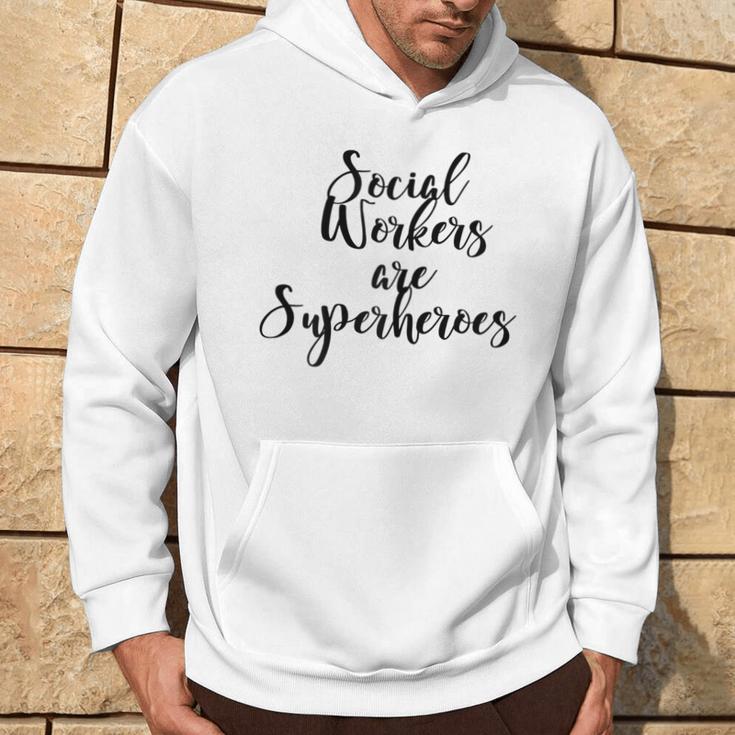 Social Workers Are Superheroes Hoodie Lifestyle