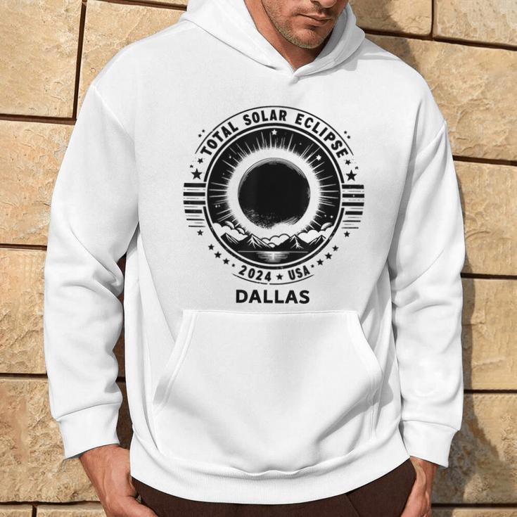 Solar Eclipse Dallas 2024 United States Hoodie Lifestyle