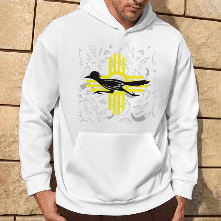 Southwestern New Mexico Spirit Road Runner Zia Chile Pepper Hoodie Lifestyle