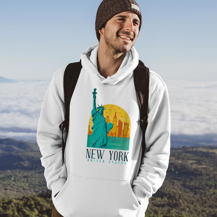 Statue Of Liberty Retro Vintage New York City Nyc Ny Hoodie Lifestyle