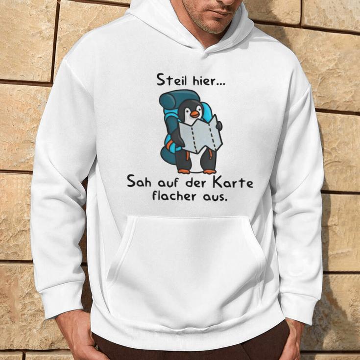 Steil Hier Sah Auf Der Karte Flachaus S Hoodie Lebensstil