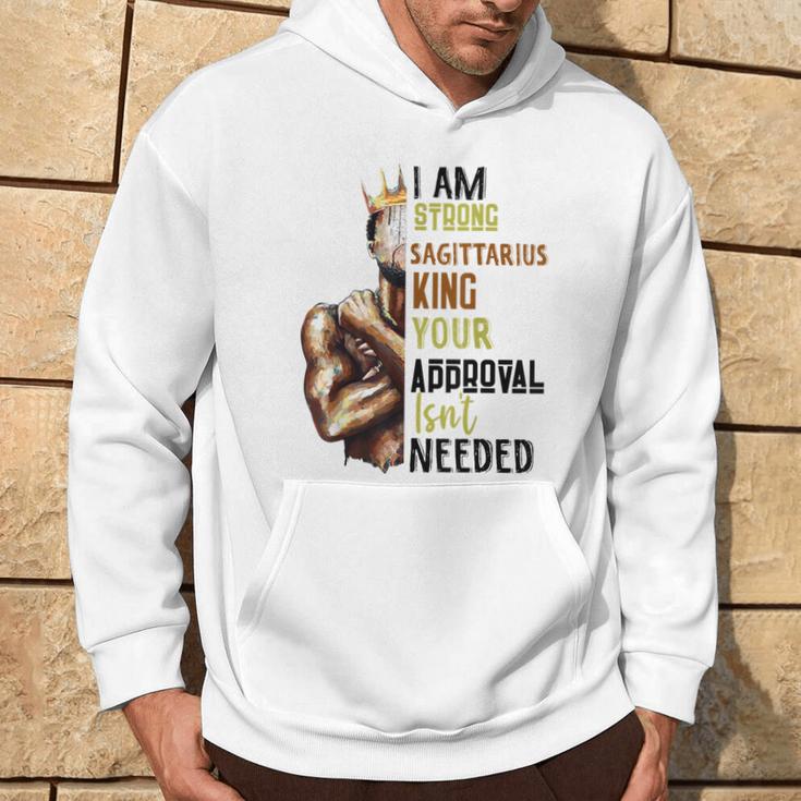 Strong Sagittarius King Birthday Zodiac Astrology Dad Hoodie Lifestyle